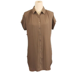 𝅺NAKED Zebra shirt dress